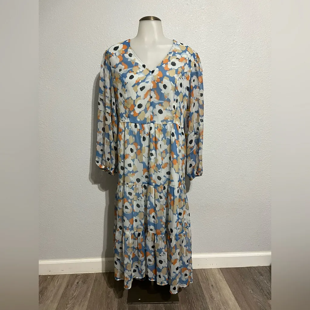 NWT Joie Floral Printed Maxi Dress Size Medium - Image 3