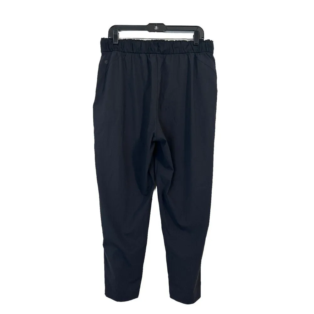 Lululemon Womens 12 Keep Moving Pant Pull On Drawstring Black - Image 2