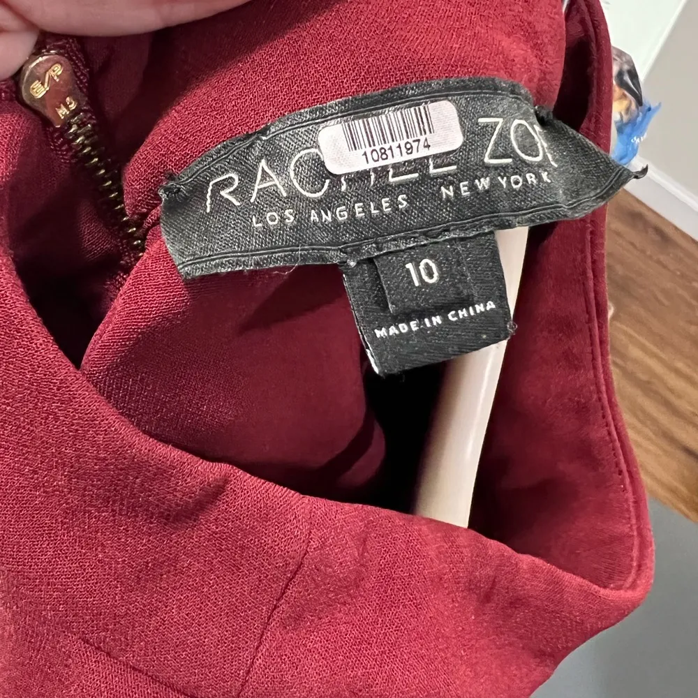 Rachel Zoe Red Sangria Califa Dress Size 10 US $395 - Image 5