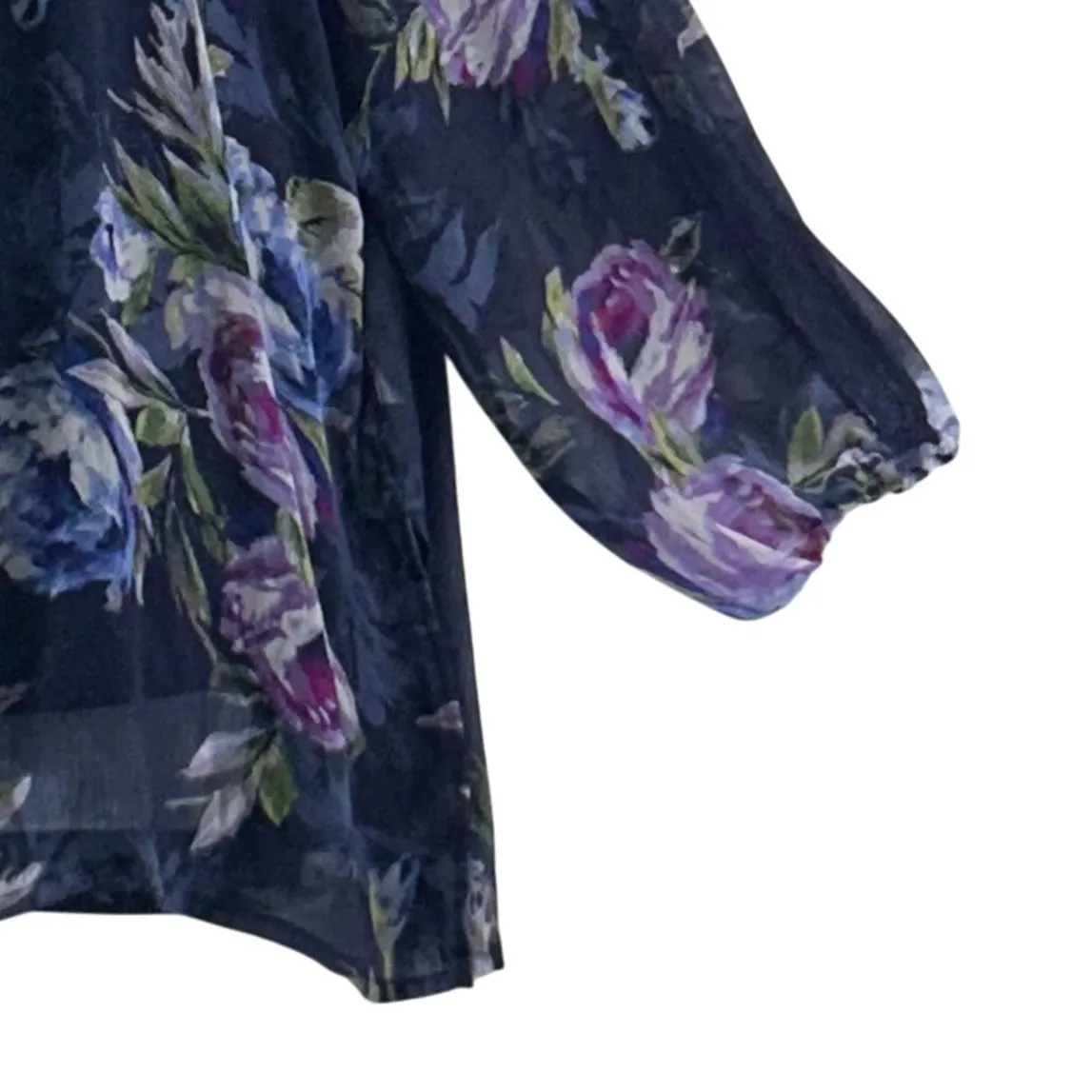 Susan Graver Fairy Top 2x Blue - Image 10