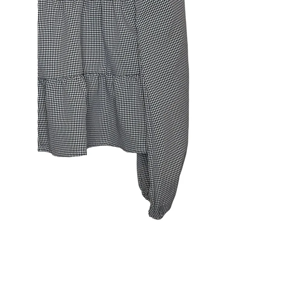 Hyfve Women's Top Square Neck Puff Sleeves Long Sleeve Elastic Wrists Small NWOT - Image 7