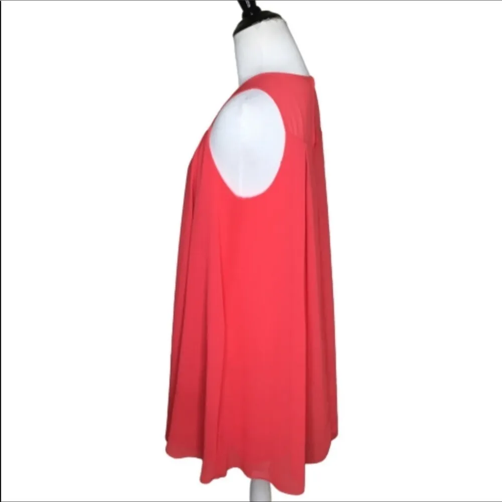 BCBGeneration Melon Shift Sleeveless Flowy Casual Cocktail Dress XS - Image 5