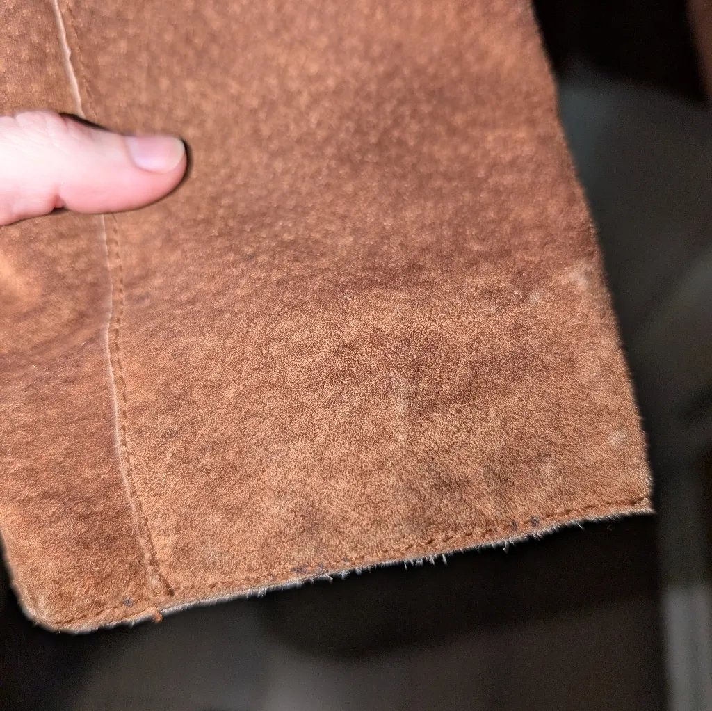 Vintage Wilson's Leather Maxima Jacket Women's Medium Brown/Green - Image 13