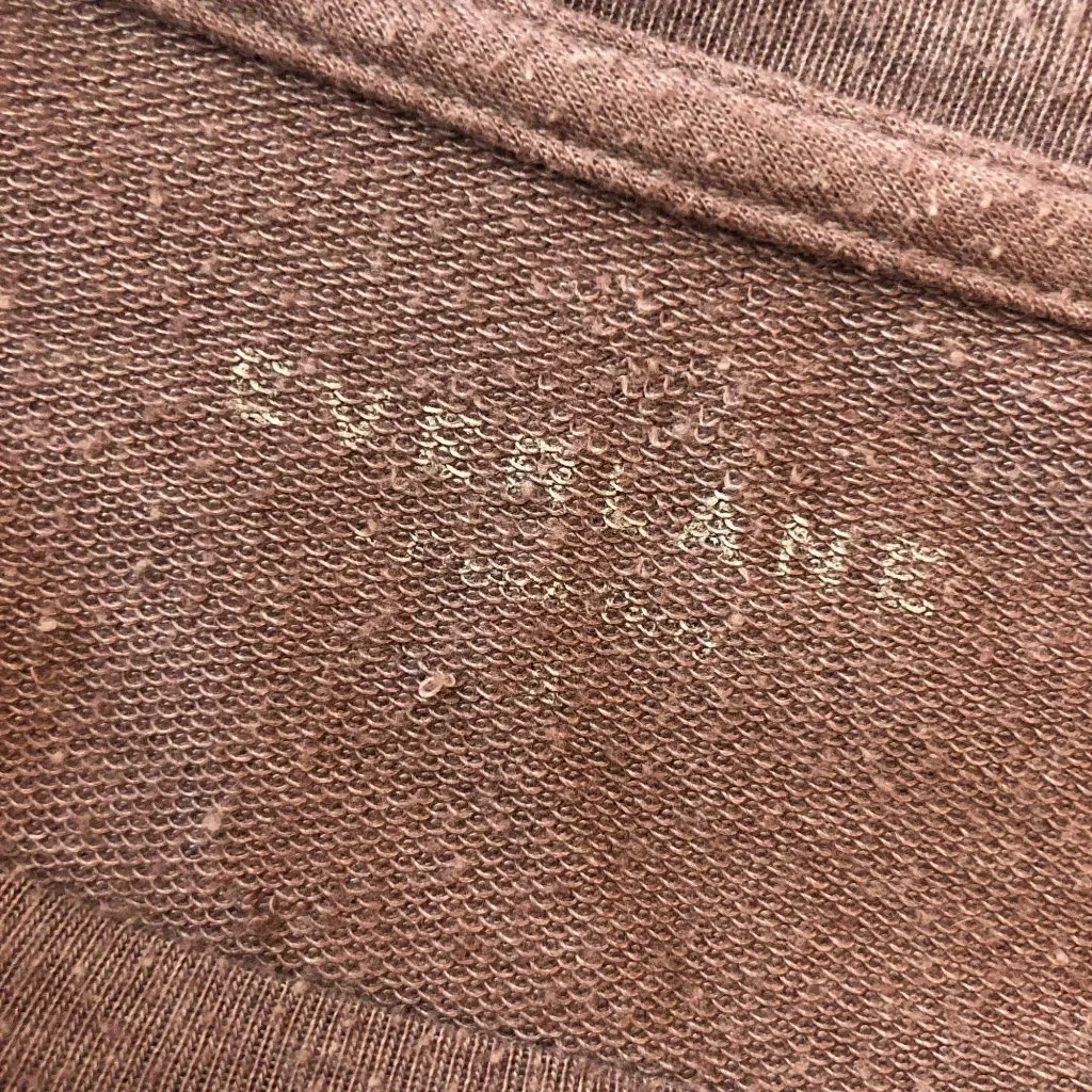 Everlane Womens Top Scoop Neck Long Sleeve Mauve Purple S - Image 3