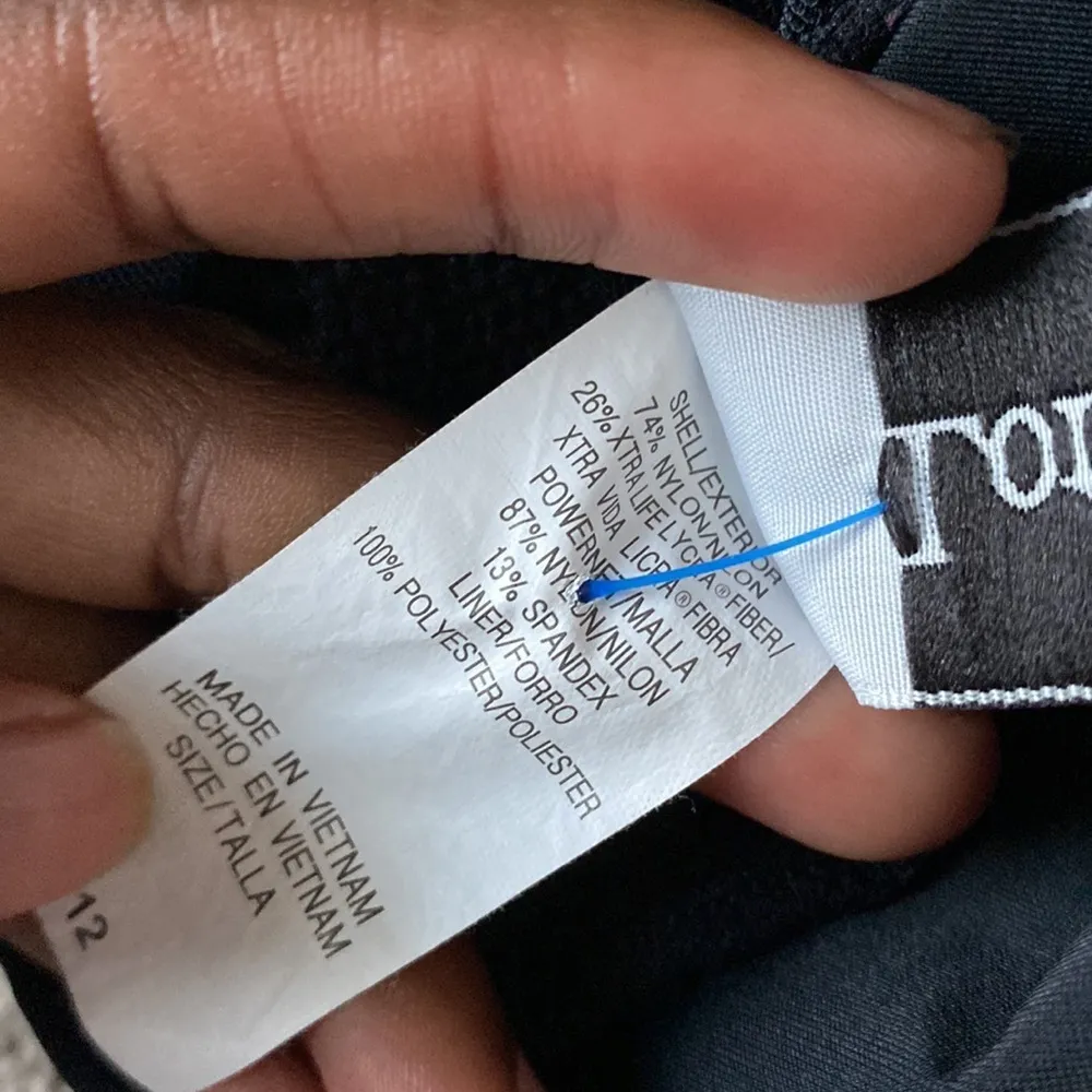 Longitude One Piece Swim Suit SIZE 12 - Image 7