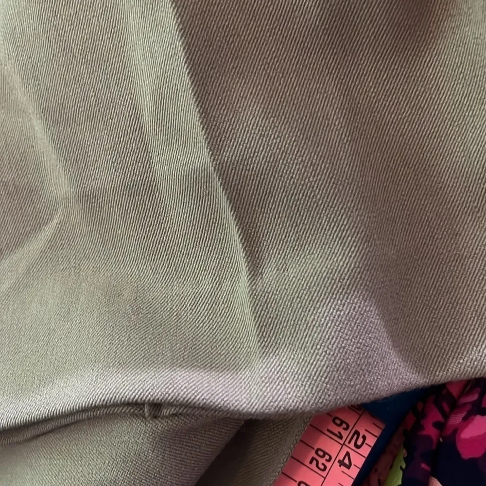 Apt 9 Pleated Straight Leg Ponte Dress Pants Khaki Tan 6 - Image 6