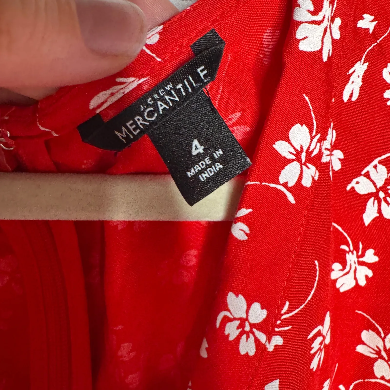 J.Crew Floral Faux Wrap Short Sleeve Ruffle Mini Dress 4 - Image 3