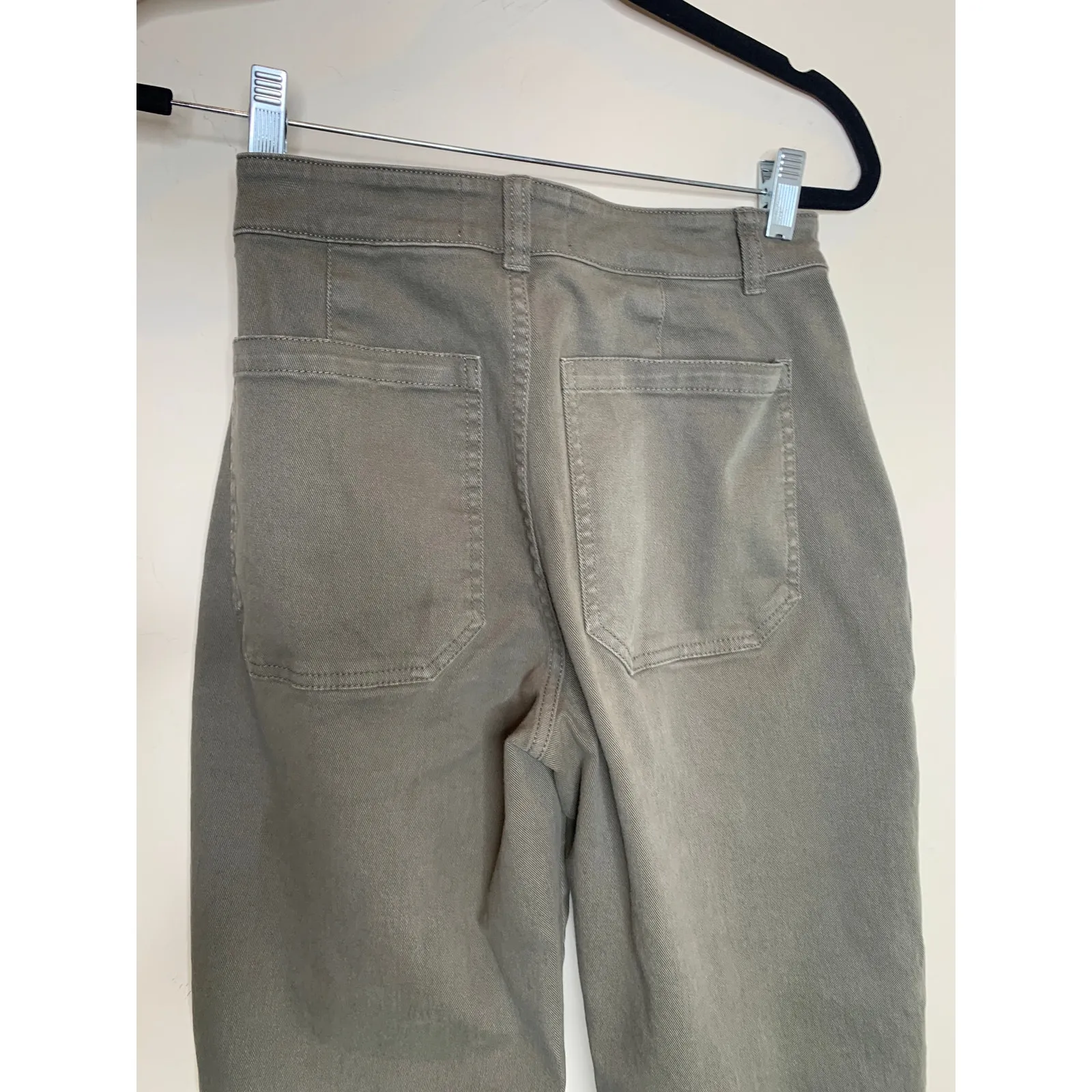 Everlane Green Brown High Waist Crop Khakis Jean Sz 0 - Image 5