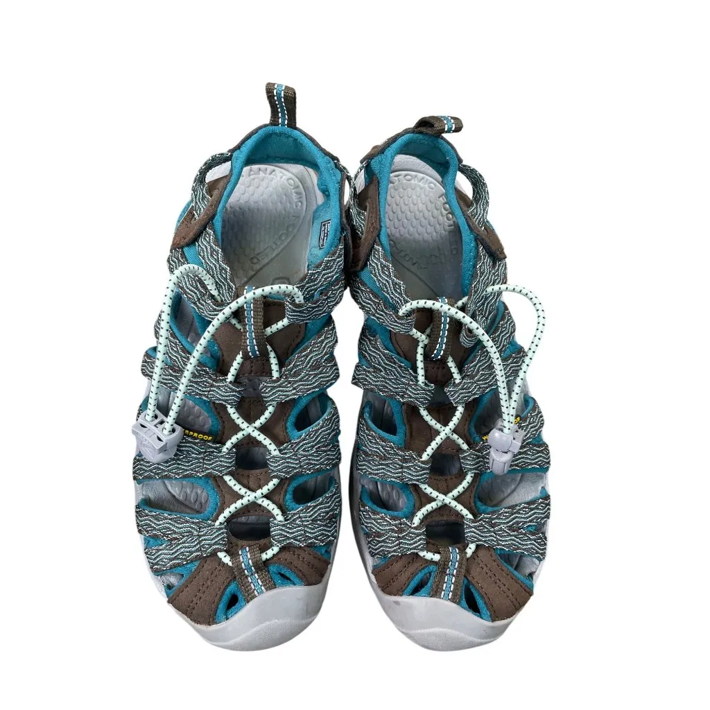 Keen Womens Turquoise & Brown Water Hiking Shoes Size 6 SKU 8842 - Image 13