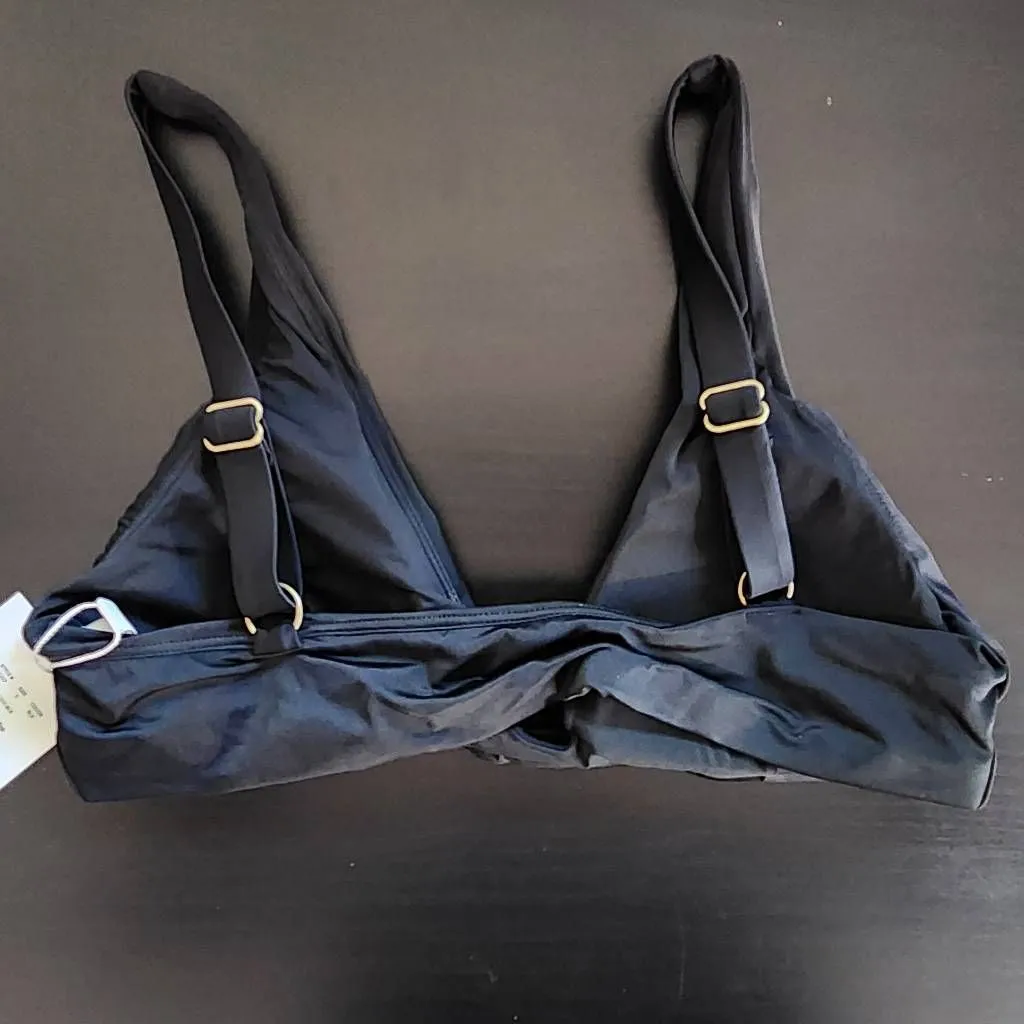 Andie Black Bikini Top Black Swim Top NWT Size Small Andie Black Swim Top - Image 4