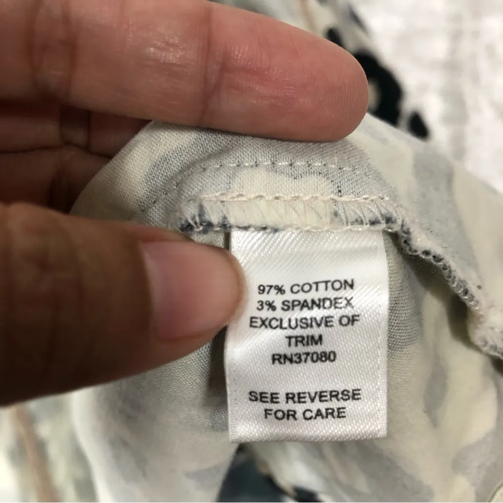 Cato leopard print collared jacket 26/28w with belt - Image 6