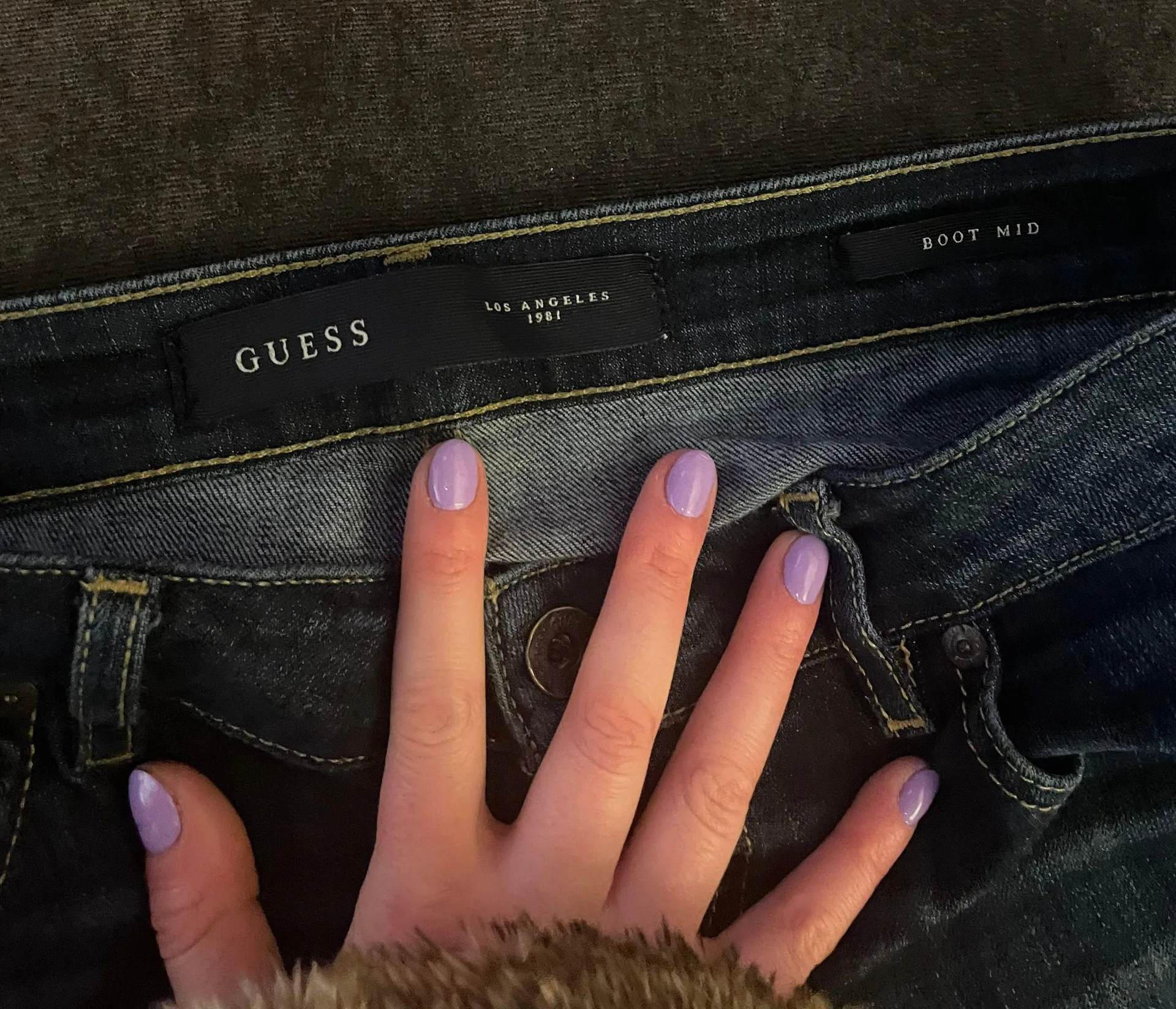 Mid Rise Bootcut Jeans - Image 5