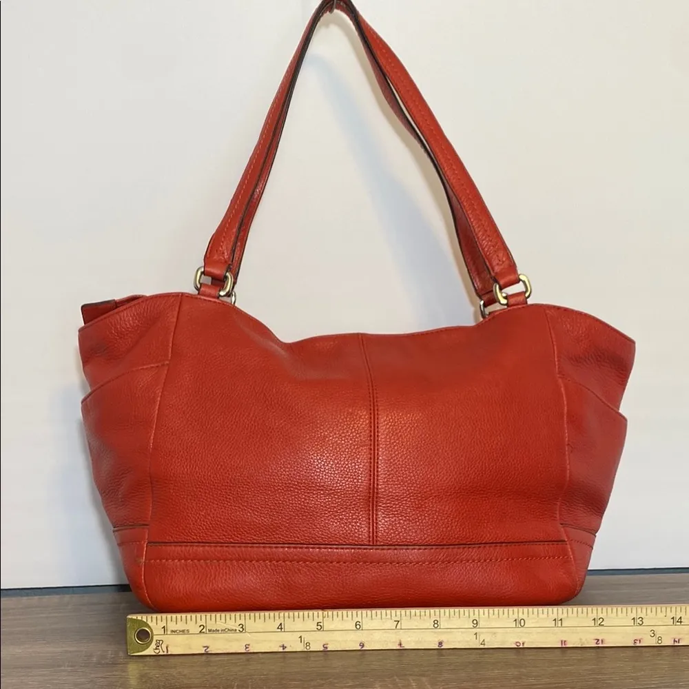 Red Leather Women's Bag - Image 4