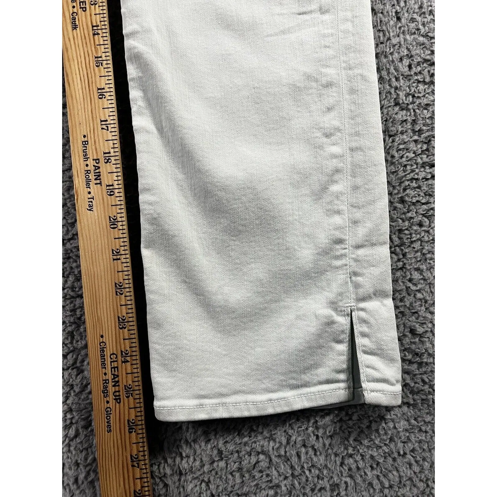 Nydj Jeans Women 6 Marilyn Straight Mid Rise Lift Tuck Classic Modern Mint Green - Image 5