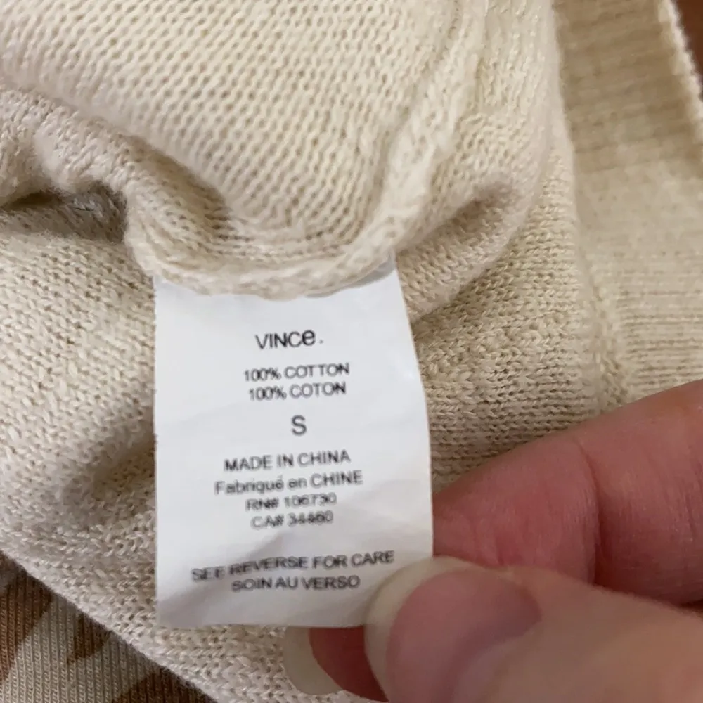 Vince textured sweater tank with pockets size S - Image 9