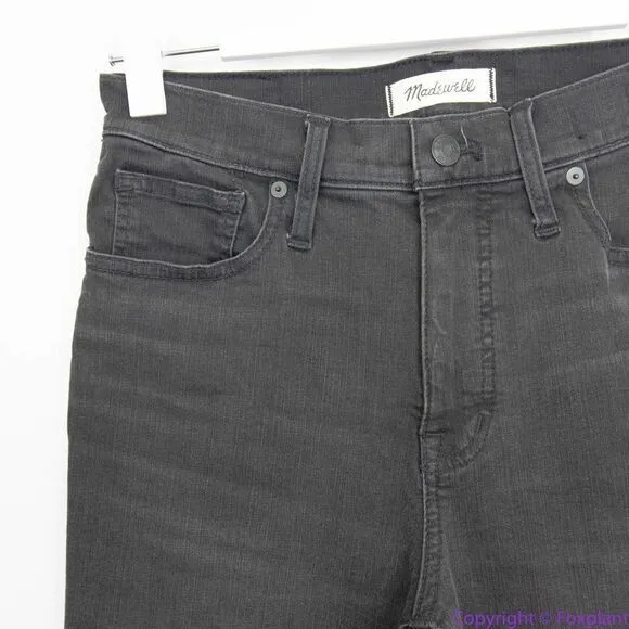 NEW Madewell 9" Mid-Rise‎ Skinny Jeans in Black Sea, 28 - Image 13