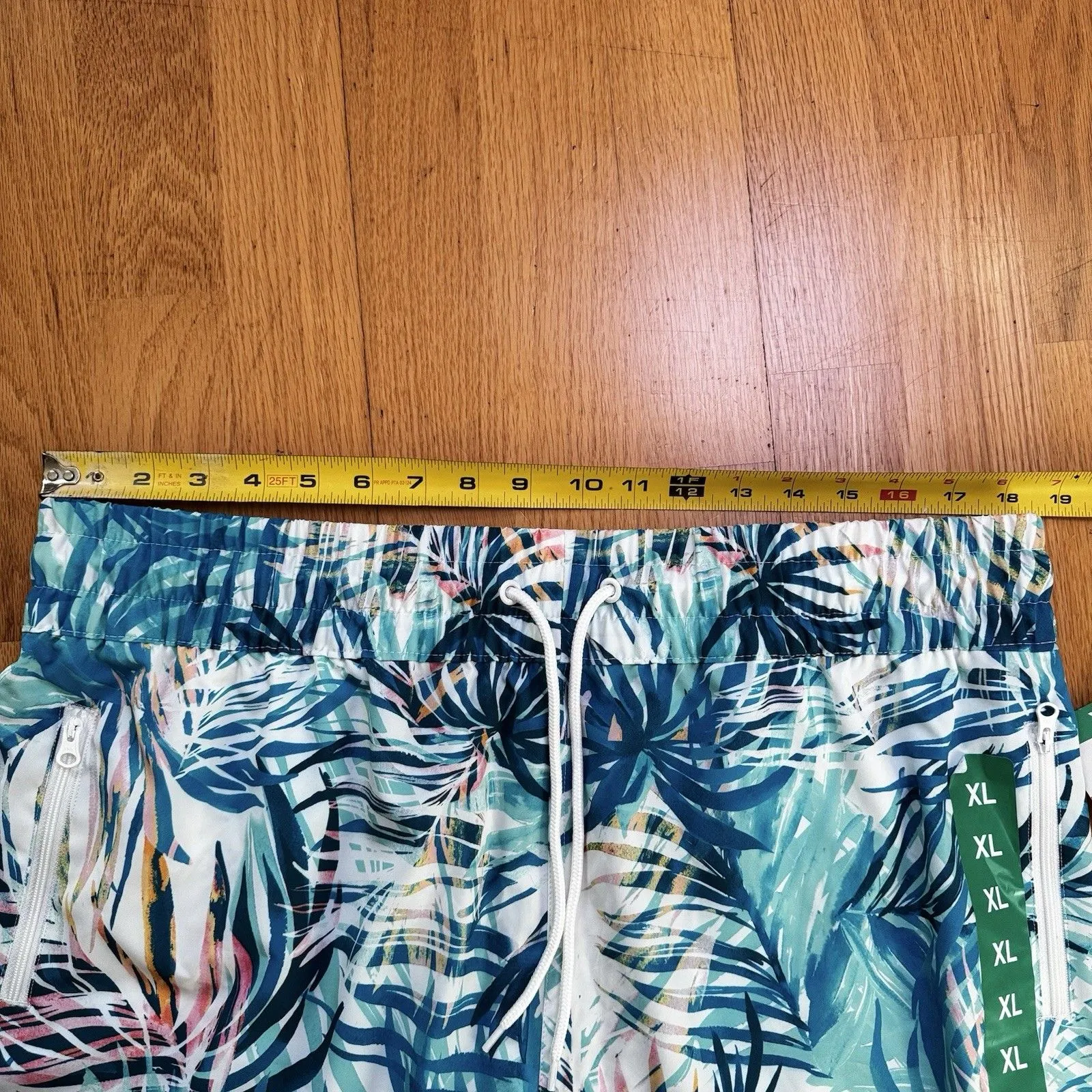 Ocean Pacific Women's Board Shorts Tropical Beach California Surf Leaf XL NWT - Image 5