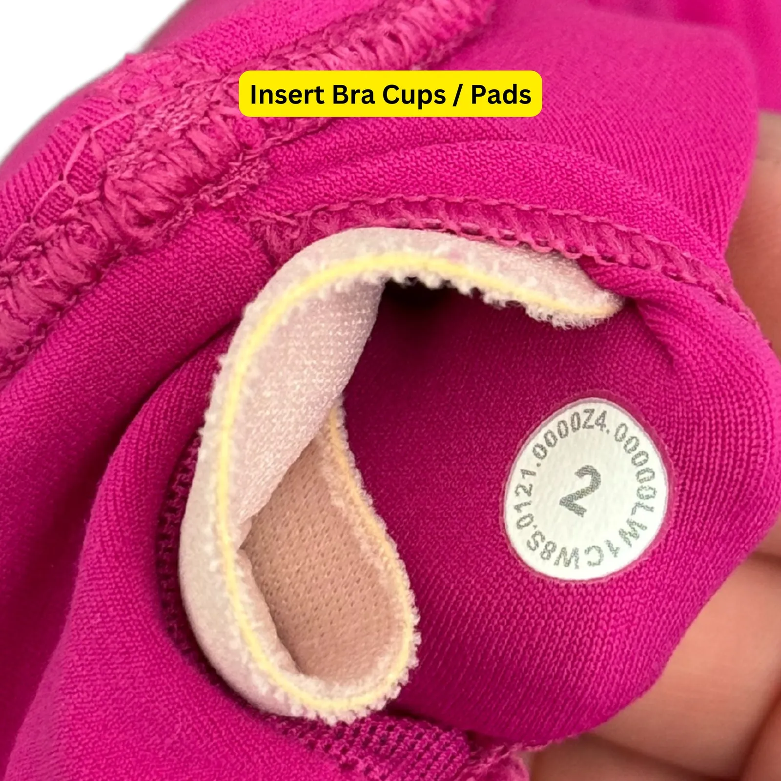 Lululemon Magenta Purple Padded Align Cropped Tank Top Athleisure Women 2 Pink - Image 5