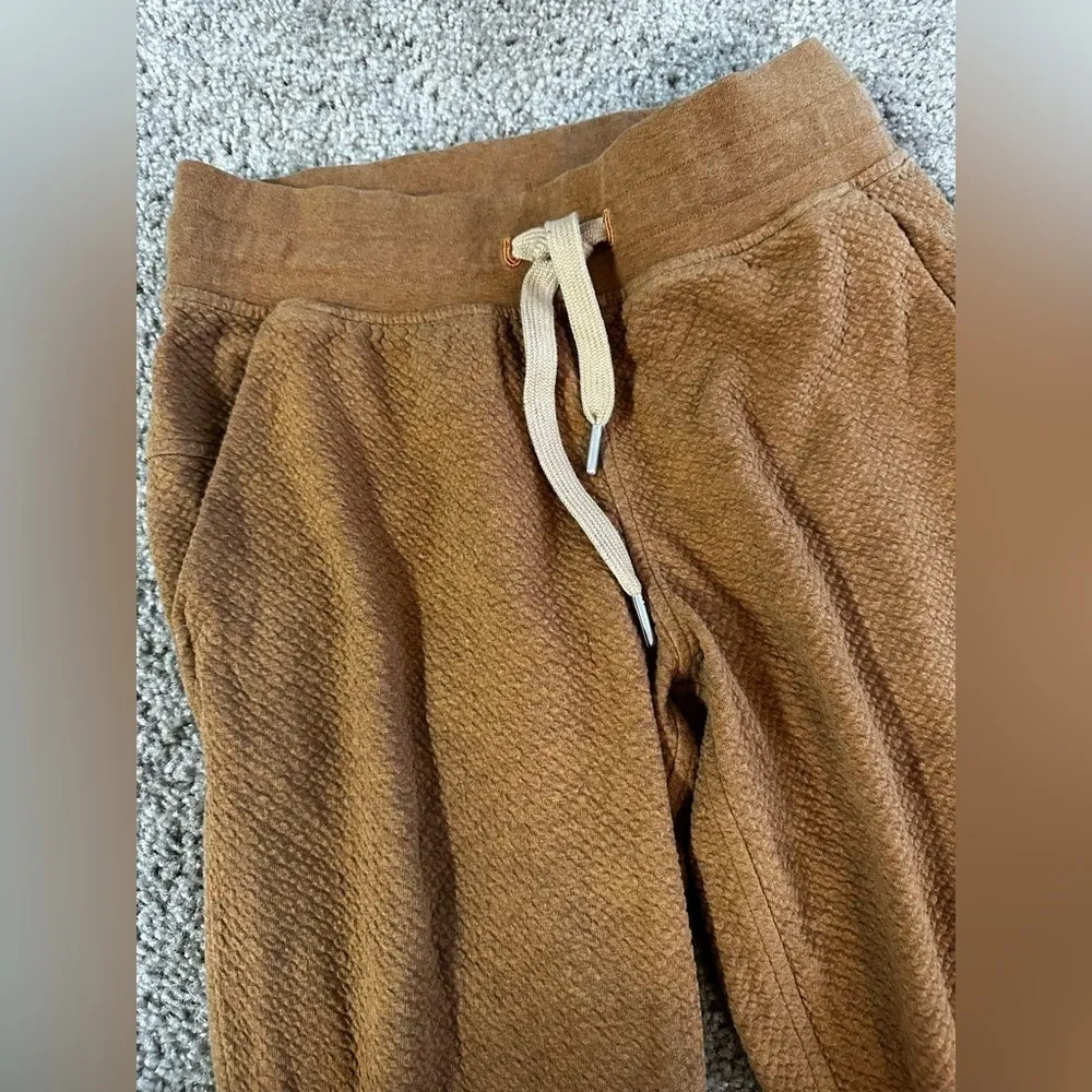 Lululemon  Warm Down Jogger Bubble Dot Cotton Blend Brown - Image 6