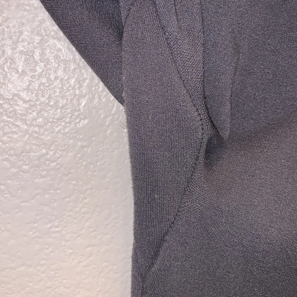 Light grey fleece lined warm layering leggings Gray Size M - Image 6