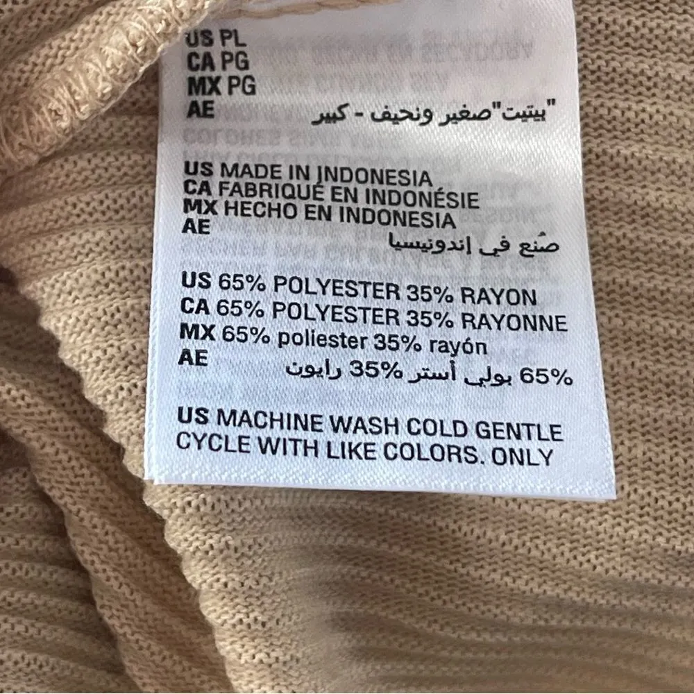 NWT Alfani Ribbed Pull-on Wide Leg Pants - PL (Petite Large) - Image 8