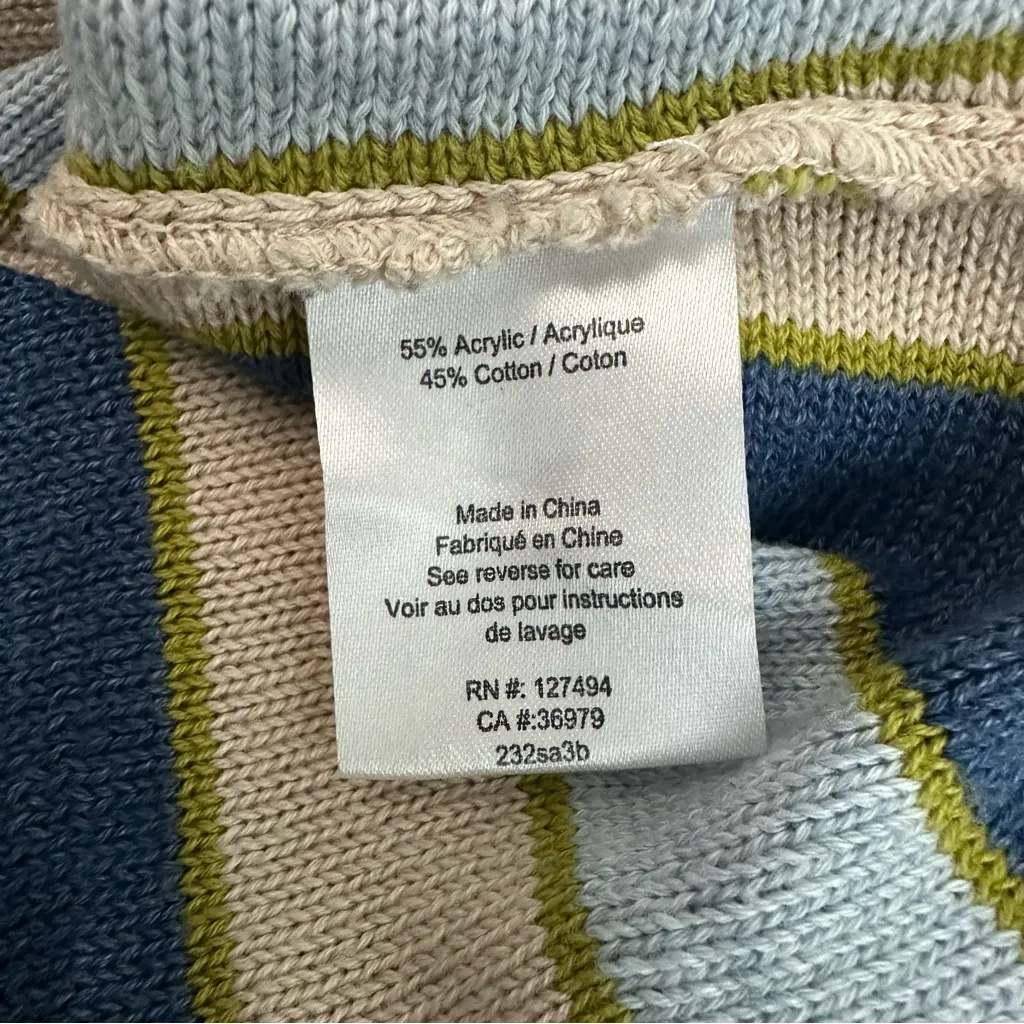 Heartloom Revolve Striped Crochet Cotton Blend Tank Dress Size XS - Image 4