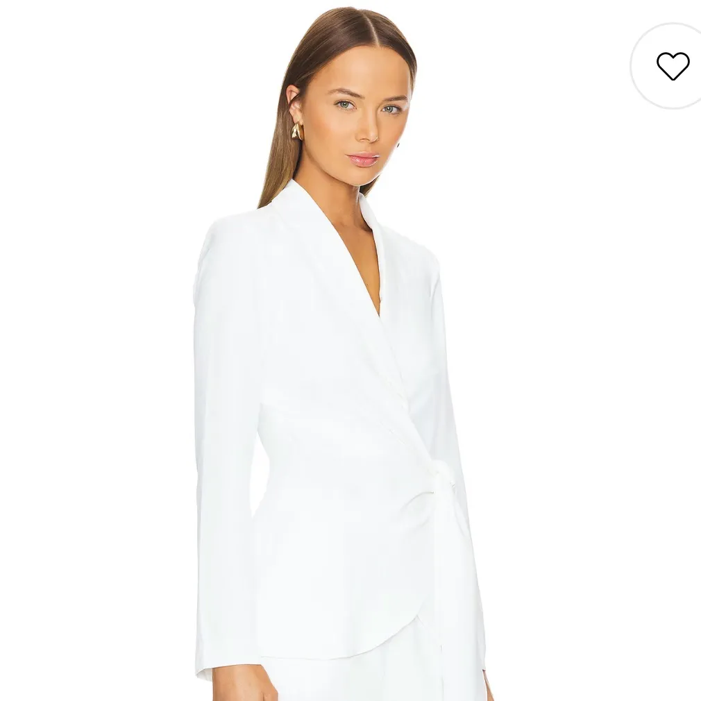 Amanda Uprichard Vera Blazer in Ivory - Image 2