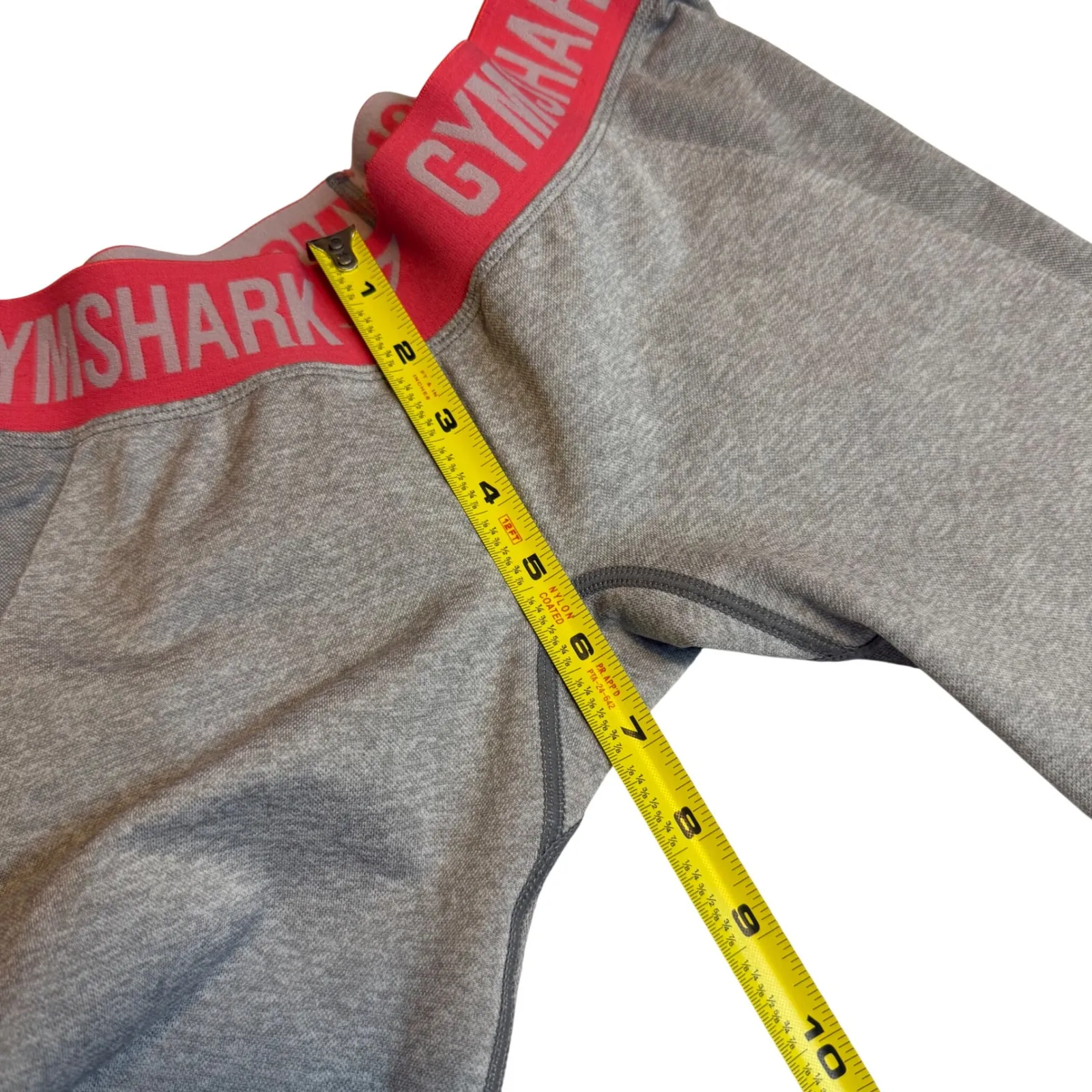 Gymshark Seamless Grey Flex Leggings Womens Athleisure Workout Fitness Size S - Image 8