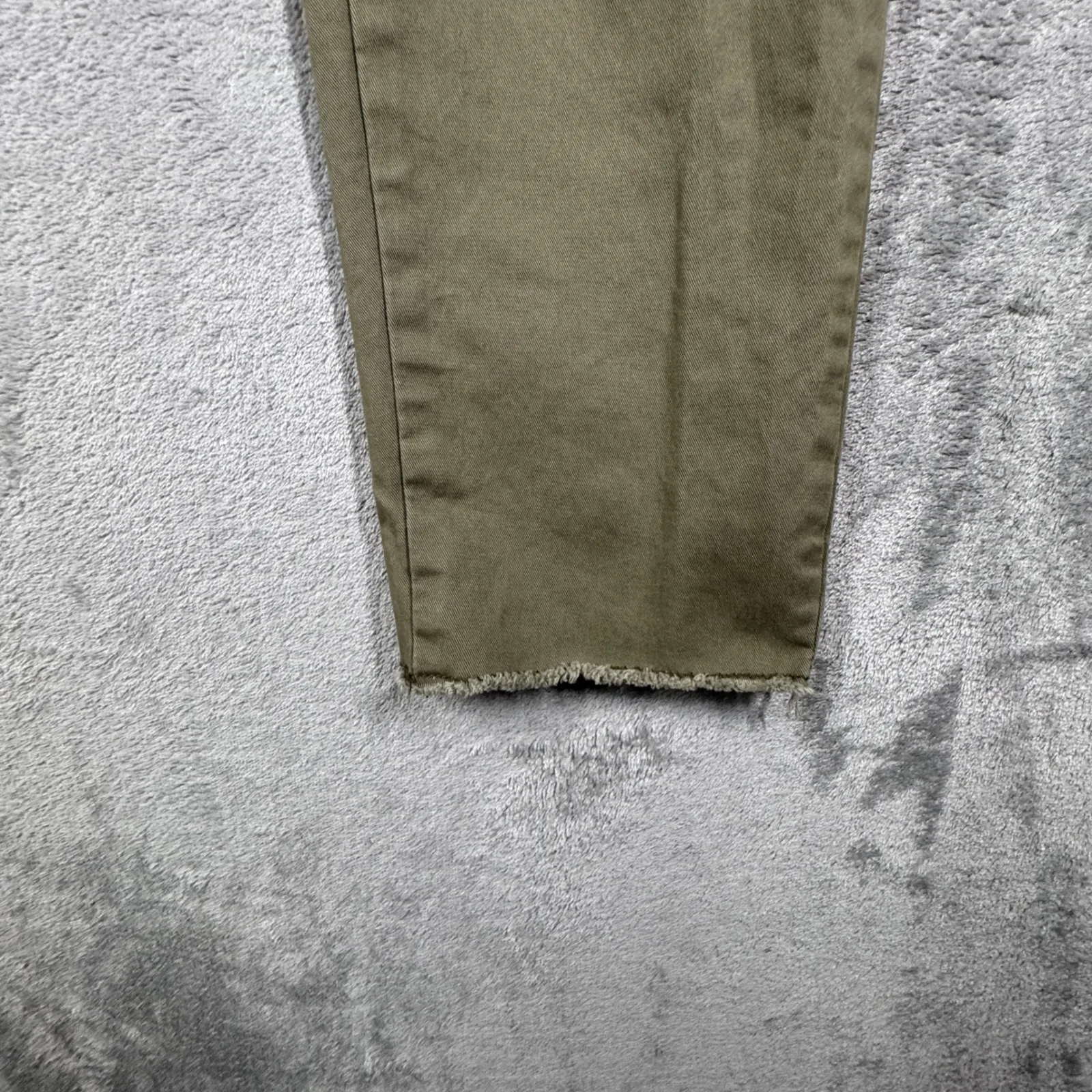 Banana Republic Pant Girlfriend Authentic Chino Women 0 Tall Olive Green Utility - Image 6