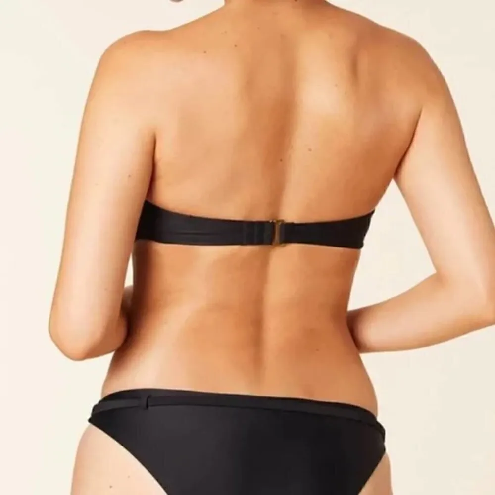 Andie Swim Scala Bikini Top Black Size L NWT - Image 2