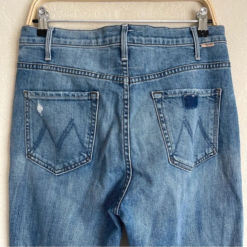 Mother Superior Denim The Hustler Ankle Fray Crashing Hard Jeans Size 31 - Image 8