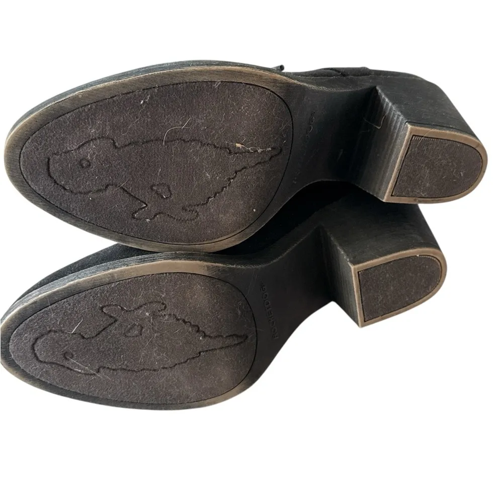 Rocket Dog  Black Suede Ankle Boots - Size 9 - Image 5