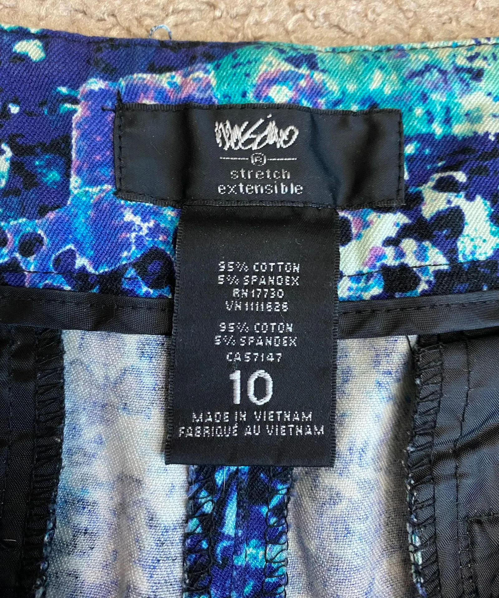 Blue Mossimo Ankle Career Pants 10 - Image 3
