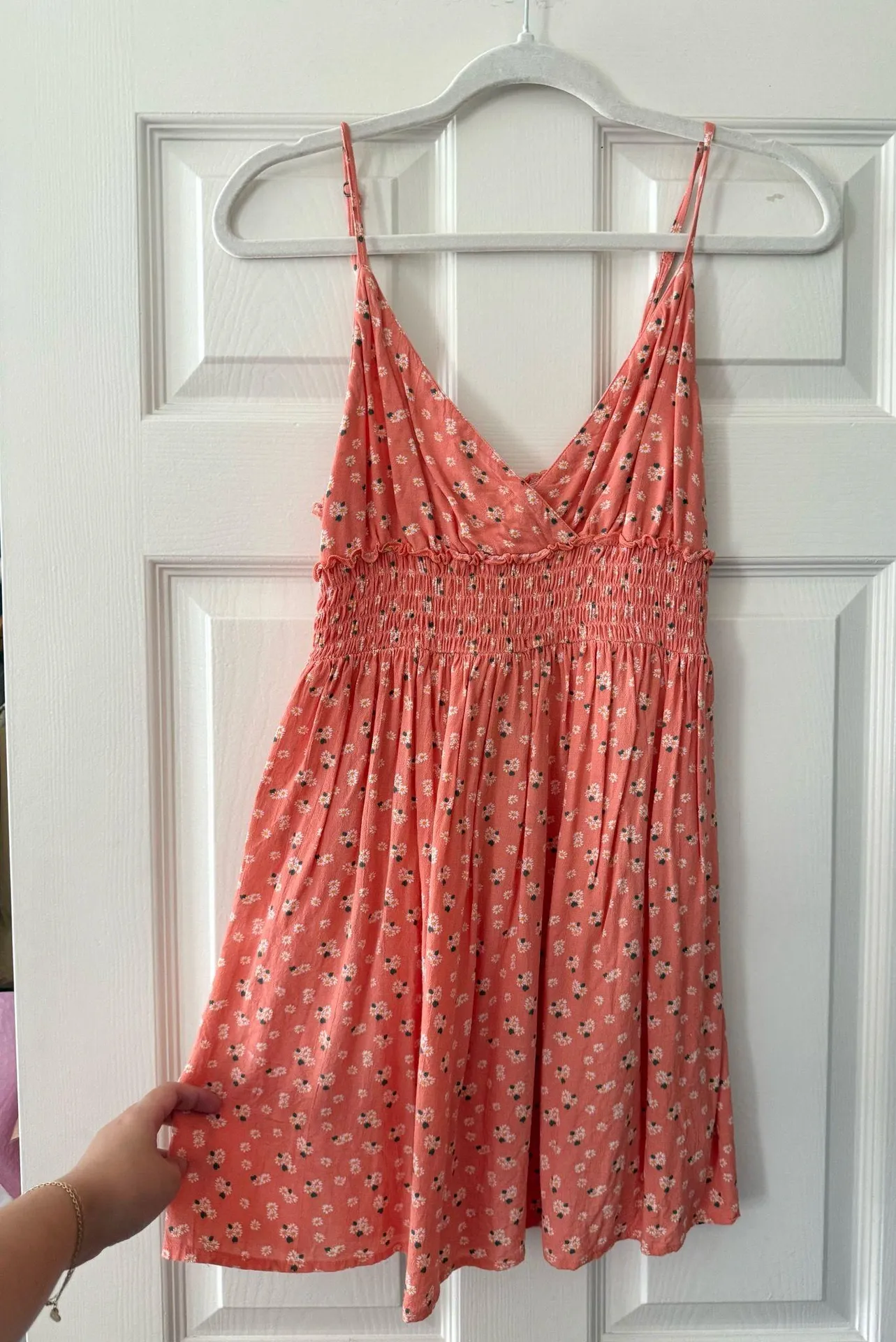 Aeropostale Pink Floral Mini Dress - Image 4