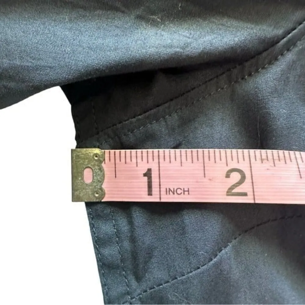 NEW Ariat Holiday Beaded Button Down Shirt Twilight Navy Blue Medium - Image 3