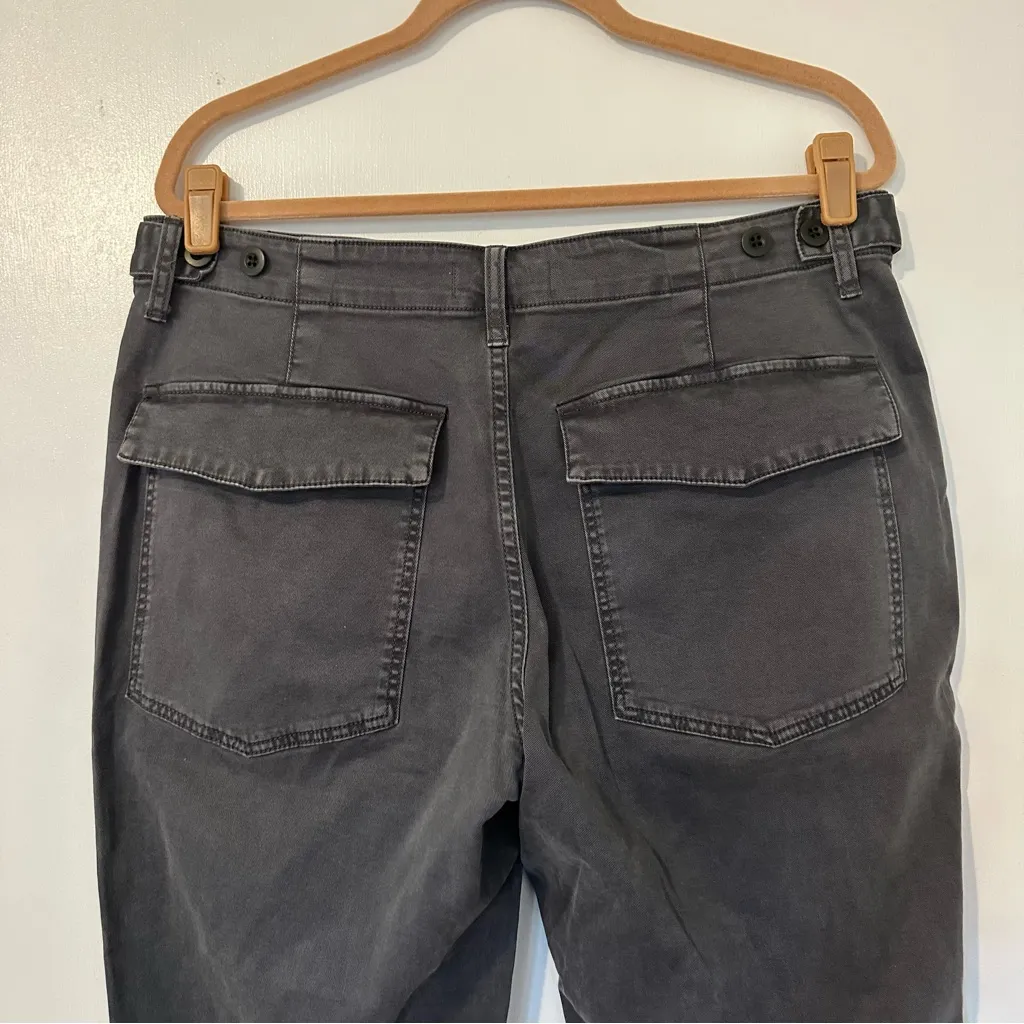 Madewell Slim Straight Utility Pant Gray Womens 31 - Image 5