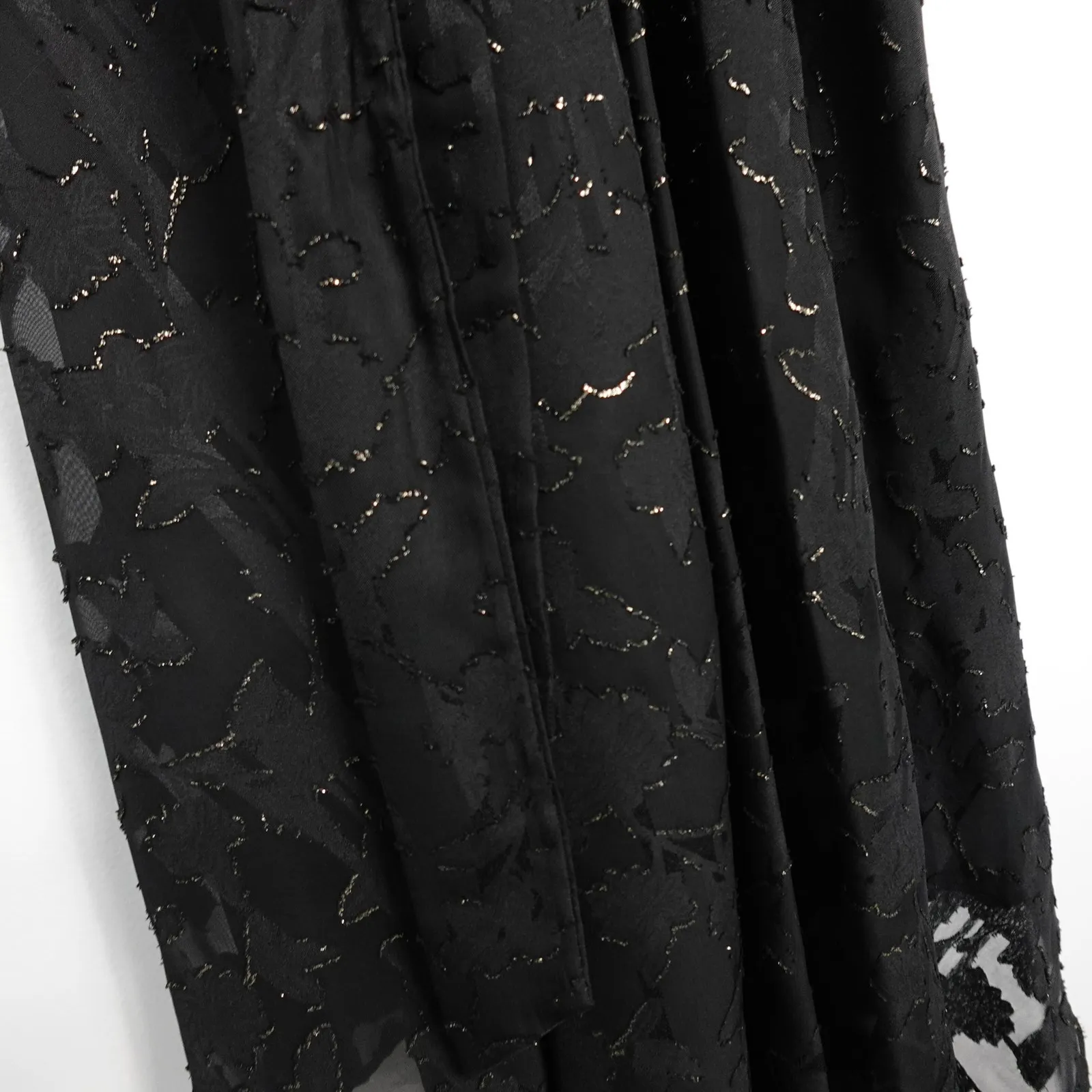 Eliza J Long Sleeve Burnout Chiffon Faux Wrap Midi Dress - Image 12