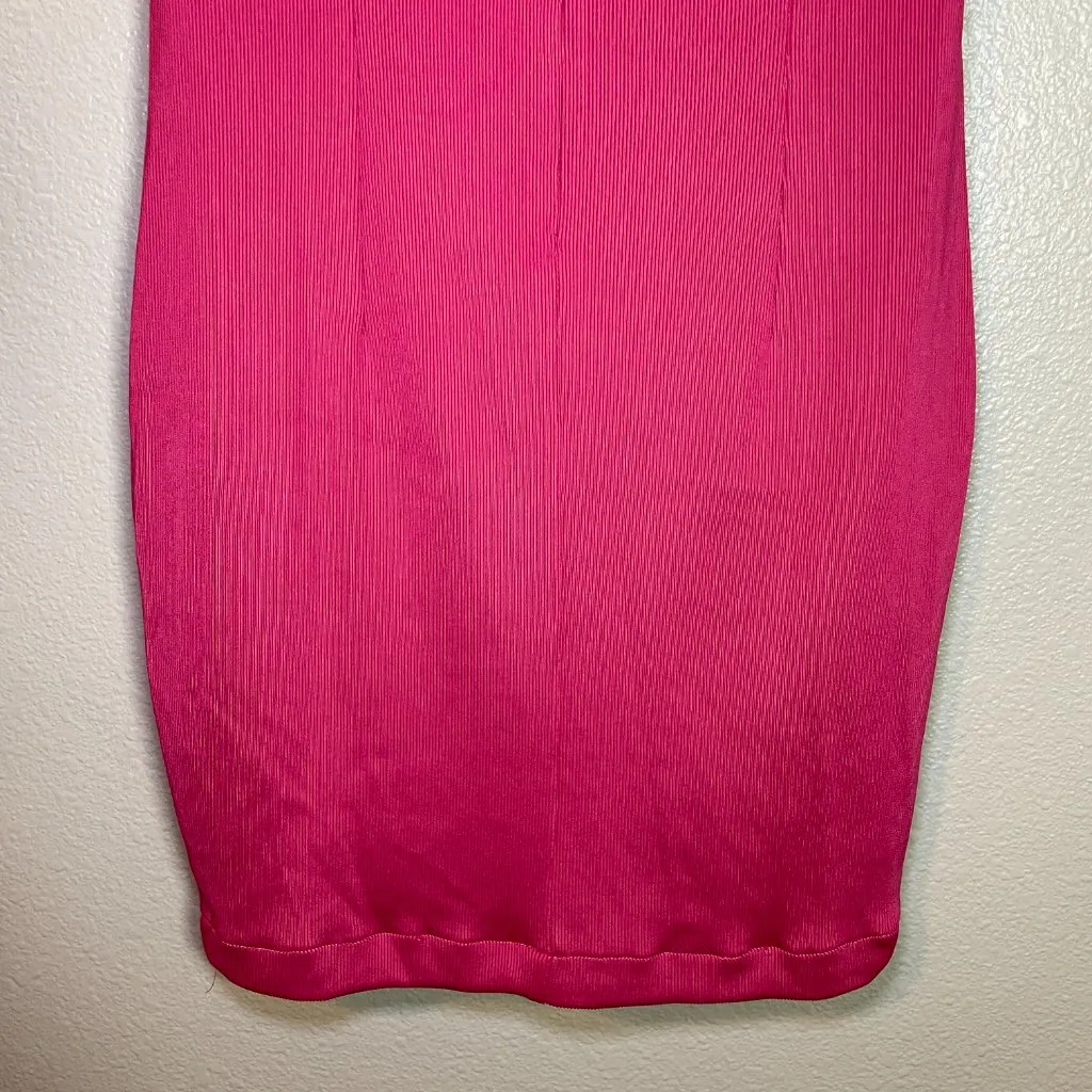 NBD Revolve Phoebe Mini Dress XS Sleeveless Cut Out Fuchsia Pink Club Party - Image 7
