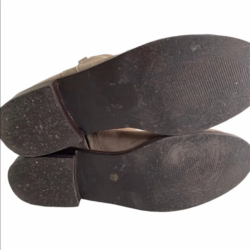 Sole Society Galen Suede Khaki Boots - Image 12