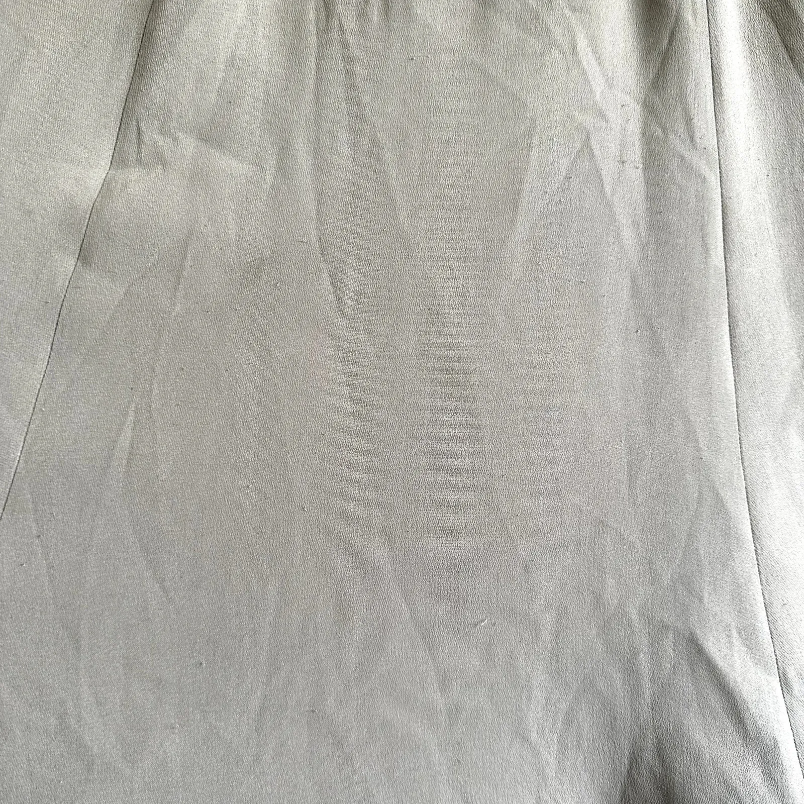 Eileen Fisher Midi Skirt Silk A Line Elastic Waist Side Zip Beige Medium - Image 6