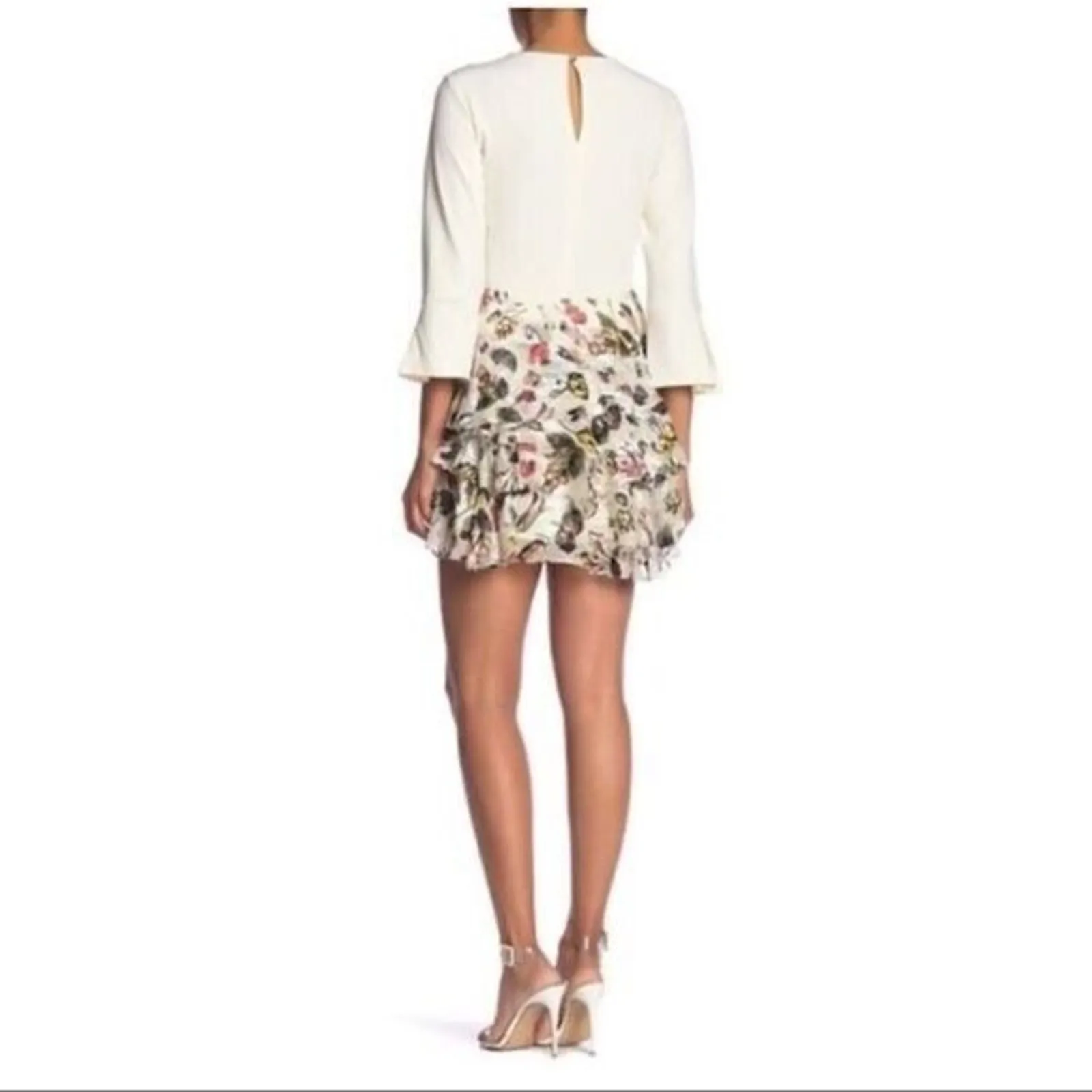 Grey by‎ Jason Wu Silk Blend Floral Skirt Size 2 - Image 2