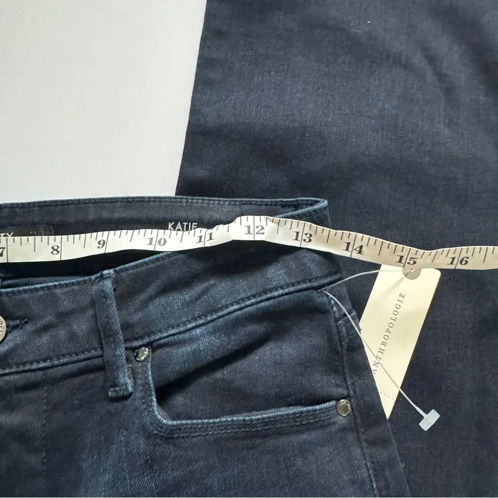 Fidelity Katie High Rise Classic Flare Empress Blue Jeans Size 27 NWT - Image 9