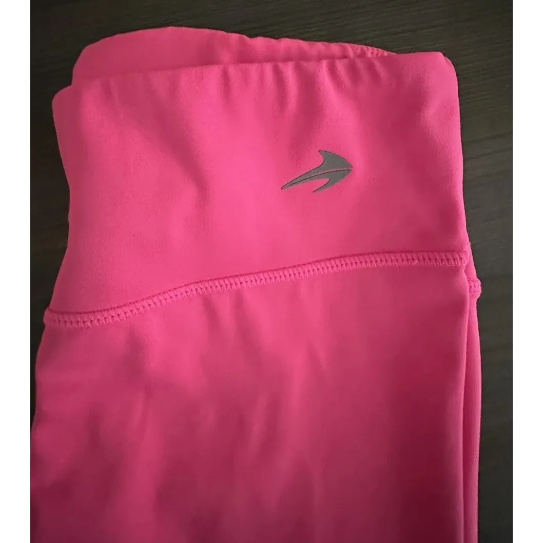 Legging Yoga Compressionz Women's Large Pink Pocket Gym Workout Compression - Image 2