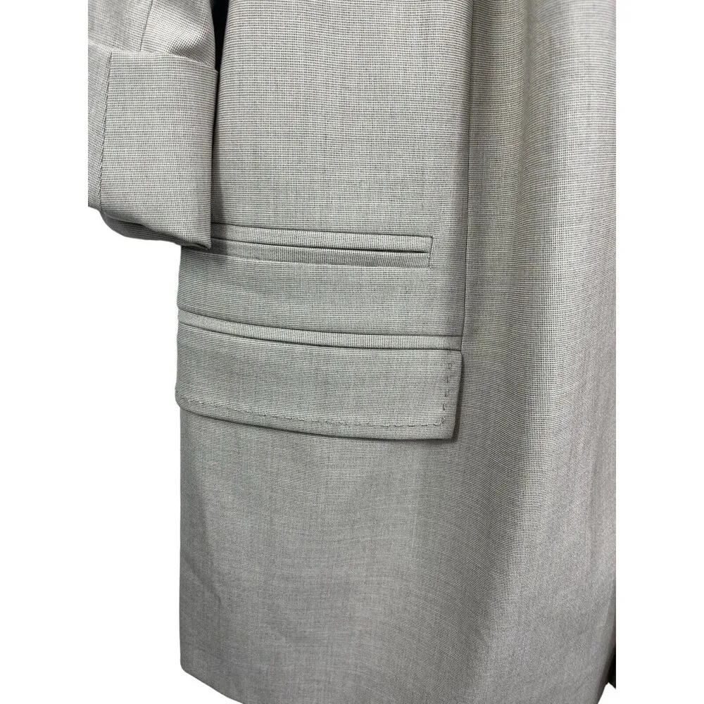 Chico’s 3/4 Sleeve Flax Tan Polished Weave Cerelia Shirt Jacket Sz 3 (XL) NWT - Image 3