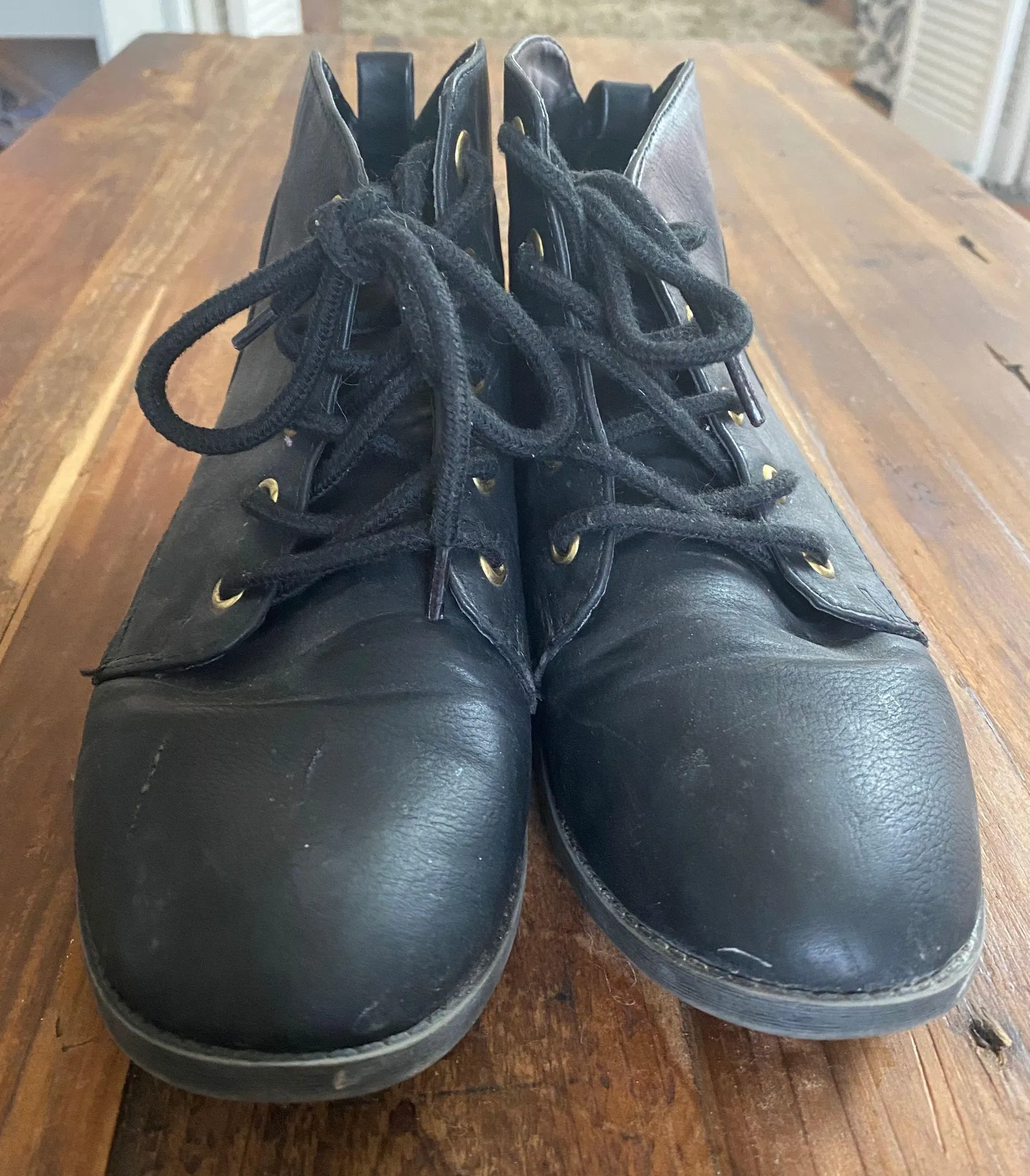 Black Booties With Gold  - Image 2