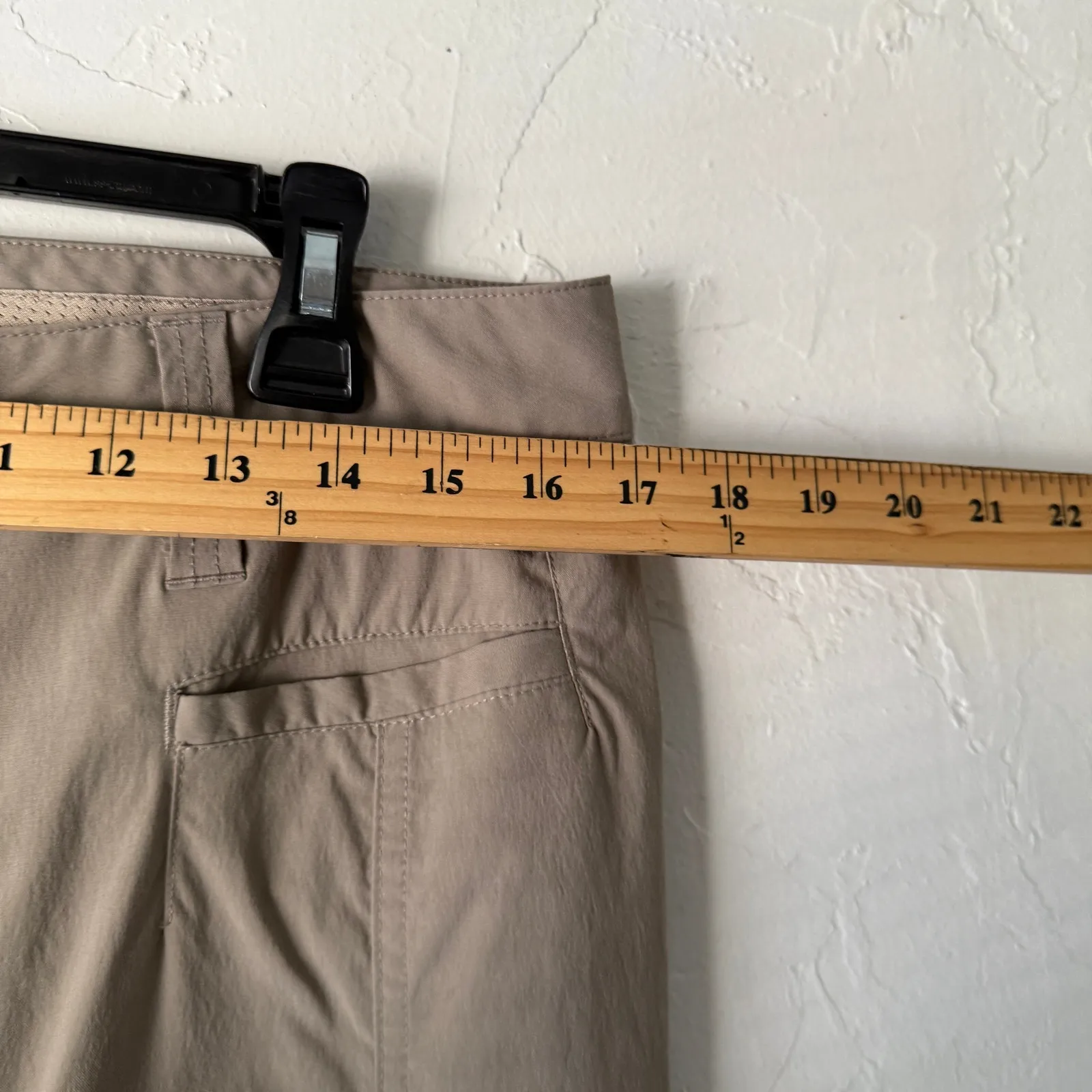 Royal Robbins Women’s Hiking Pants Size‎ 12 Regular Beige Stretch Outdoor Travel - Image 9