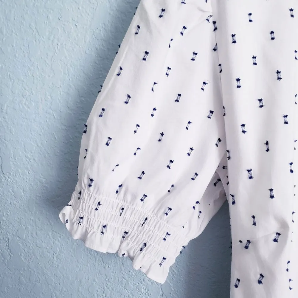 Gianni Bini Tara White Mini Wrap Dress - Image 5