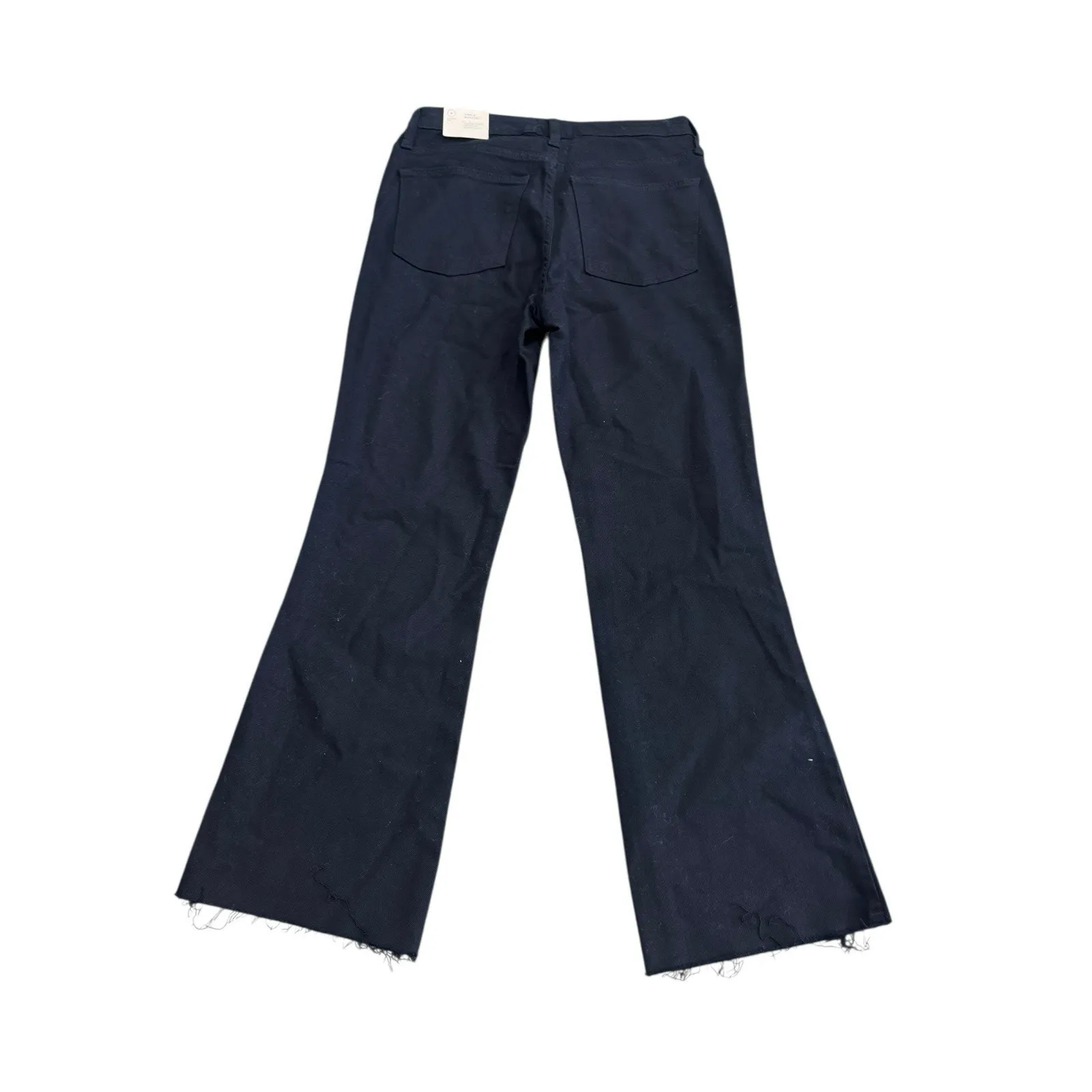 Universal Thread Ankle Boot cut Vintage Stretch Black Raw Cut Jeans Size 4 NEW - Image 4