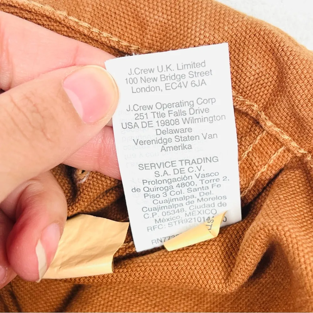 Madewell Emmett Wide-Leg Crop‎ Pants Burnt Sienna, Size 37 Style J8985 - Image 15