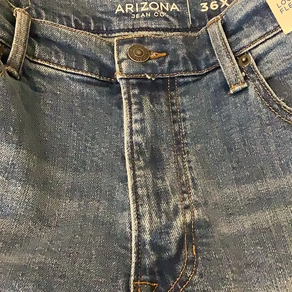 Arizona Jean Company Size 36x29 Loose Fit Flex Jeans. New With Tags - Image 8